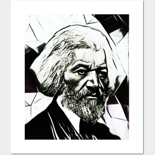 Frederick Douglass Black and White Portrait | Frederick Douglass Artwork 15 Posters and Art